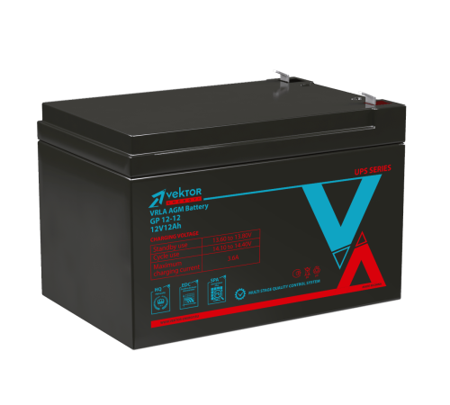 Аккумуляторная батарея Vektor Battery 12-12