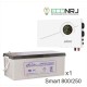 ИБП Powerman Smart 800 INV + Аккумуляторная батарея LEOCH DJM12250