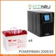 ИБП POWERMAN ONLINE 2000 Plus + Аккумуляторная батарея MNB MМ33-12