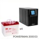 ИБП POWERMAN ONLINE 2000 Plus + Аккумуляторная батарея MNB MМ33-12