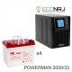 ИБП POWERMAN ONLINE 2000 Plus + Аккумуляторная батарея MNB MМ33-12