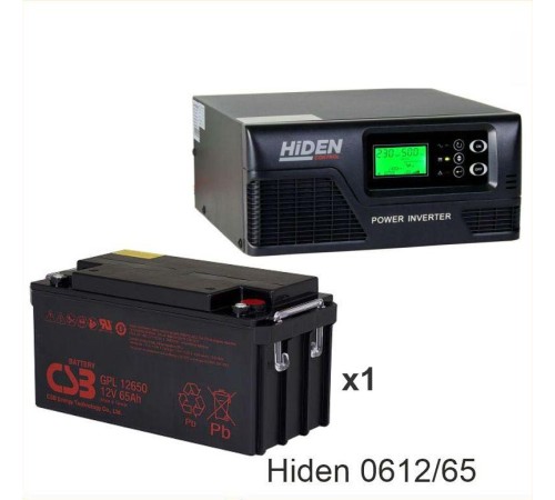 ИБП Hiden Control HPS20-0612 + Аккумуляторная батарея CSB GPL12650