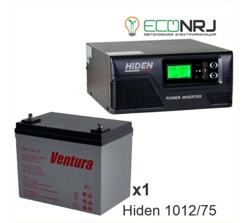 ИБП Hiden Control HPS20-1012 + Аккумуляторная батарея Ventura GPL 12-75