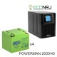 ИБП POWERMAN ONLINE 2000 Plus + Аккумуляторная батарея WBR GPL12400