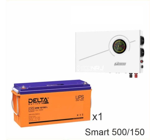 ИБП Powerman Smart 500 INV + Аккумуляторная батарея Delta DTM 12150 L