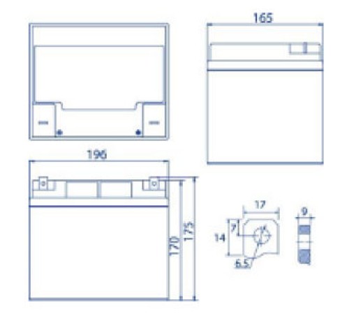 Аккумуляторная батарея Battbee BT 1240