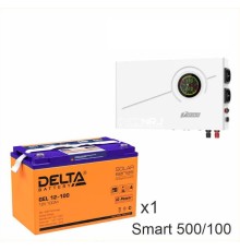 ИБП Powerman Smart 500 INV + Delta GEL 12-100