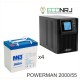 ИБП POWERMAN ONLINE 2000 Plus + Аккумуляторная батарея MNB MNG55-12