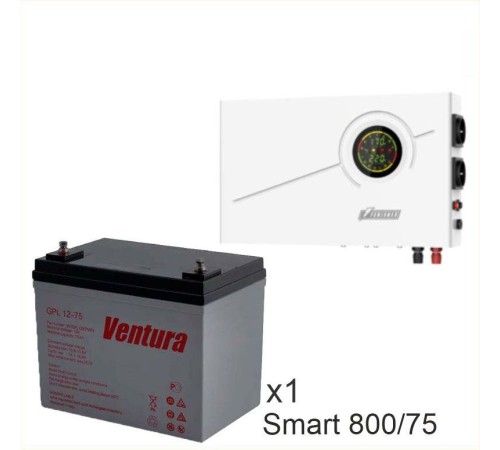 ИБП Powerman Smart 800 INV + Аккумуляторная батарея Ventura GPL 12-75