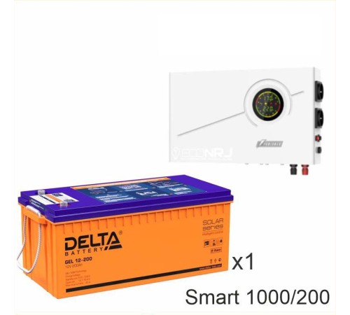 ИБП Powerman Smart 1000 INV + Аккумуляторная батарея Delta GEL 12-200