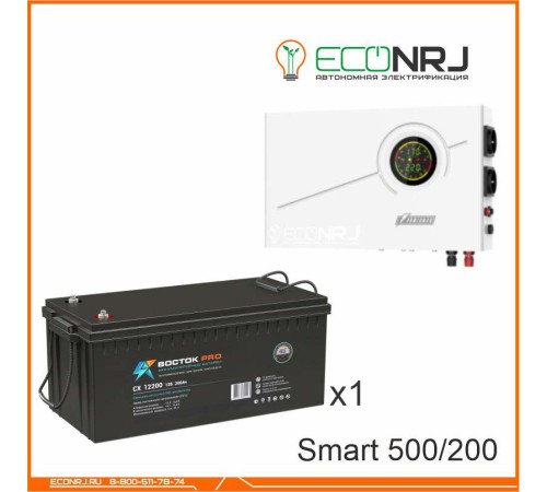 ИБП Powerman Smart 500 INV + Аккумуляторная батарея ВОСТОК PRO СХ-12200