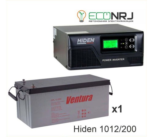 ИБП Hiden Control HPS20-1012 + Аккумуляторная батарея Ventura GPL 12-200