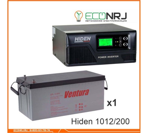 ИБП Hiden Control HPS20-1012 + Аккумуляторная батарея Ventura GPL 12-200