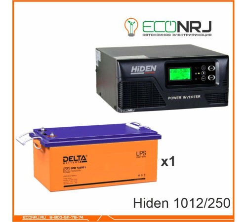 ИБП Hiden Control HPS20-1012 + Аккумуляторная батарея Delta DTM 12250 L