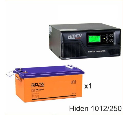 ИБП Hiden Control HPS20-1012 + Аккумуляторная батарея Delta DTM 12250 L