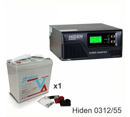 ИБП Hiden Control HPS20-0312 + Аккумуляторная батарея Vektor GL 12-55