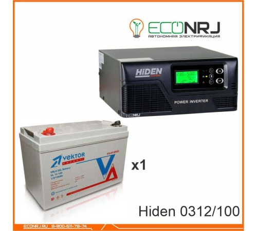 ИБП Hiden Control HPS20-0312 + Аккумуляторная батарея Vektor GL 12-100