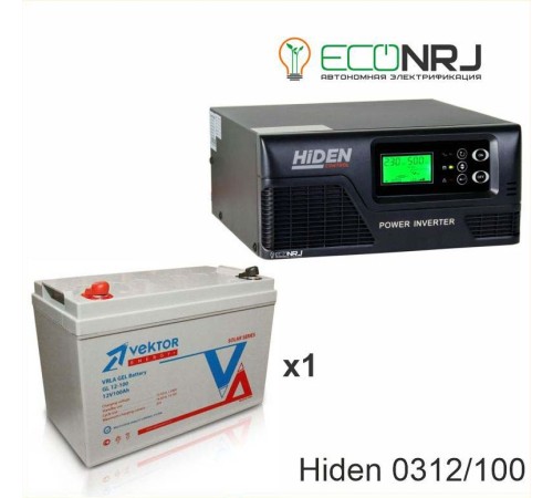 ИБП Hiden Control HPS20-0312 + Аккумуляторная батарея Vektor GL 12-100