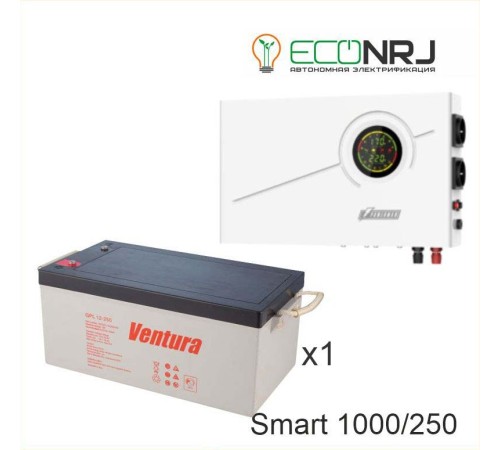 ИБП Powerman Smart 1000 INV + Аккумуляторная батарея Ventura GPL 12-250