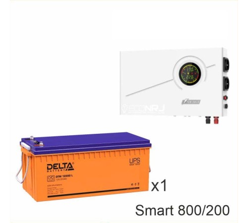 ИБП Powerman Smart 800 INV + Аккумуляторная батарея Delta DTM 12200 L