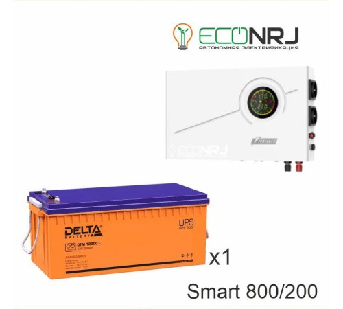 ИБП Powerman Smart 800 INV + Аккумуляторная батарея Delta DTM 12200 L