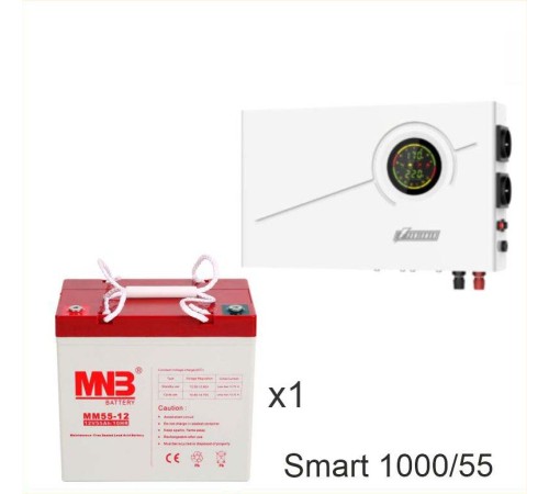 ИБП Powerman Smart 1000 INV + Аккумуляторная батарея MNB MМ55-12