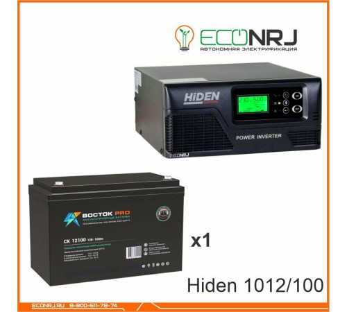 ИБП Hiden Control HPS20-1012 + Аккумуляторная батарея ВОСТОК PRO СК-12100