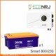 ИБП Powerman Smart 800 INV + Аккумуляторная батарея Delta GX 12-230