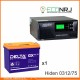 ИБП Hiden Control HPS20-0312 + Аккумуляторная батарея Delta GX 12-75