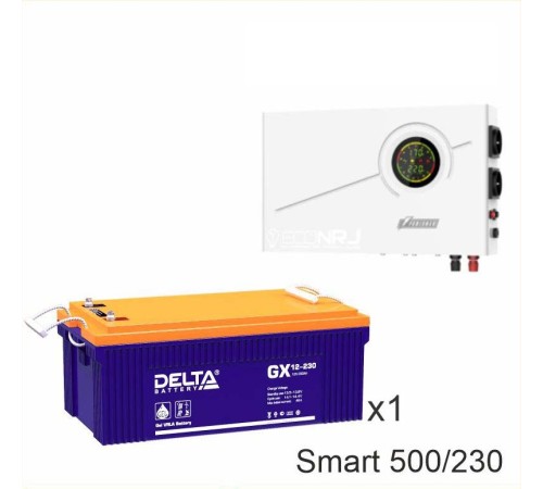 ИБП Powerman Smart 500 INV + Аккумуляторная батарея Delta GX 12-230