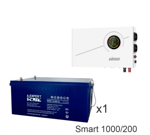 ИБП Powerman Smart 1000 INV + Аккумуляторная батарея ETALON AHRX 12-200 GL