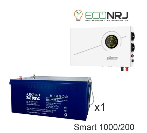 ИБП Powerman Smart 1000 INV + Аккумуляторная батарея ETALON AHRX 12-200 GL