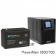 ИБП POWERMAN ONLINE 1000 Plus + Аккумуляторная батарея ВОСТОК PRO СК-12100