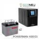 ИБП POWERMAN ONLINE 1000 Plus + Аккумуляторная батарея Ventura GPL 12-33