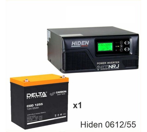 ИБП Hiden Control HPS20-0612 + Аккумуляторная батарея Delta CGD 1255