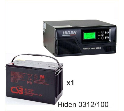 ИБП Hiden Control HPS20-0312 + Аккумуляторная батарея CSB GPL121000