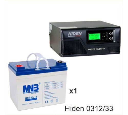 ИБП Hiden Control HPS20-0312 + Аккумуляторная батарея MNB MNG33-12