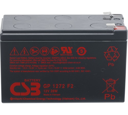 Аккумуляторная батарея CSB GP1272 F2 (12V28W) 