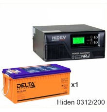 ИБП Hiden Control HPS20-0312 + Delta GEL 12-200