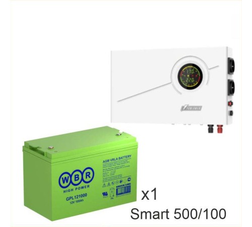 ИБП Powerman Smart 500 INV + Аккумуляторная батарея WBR GPL121000