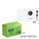 ИБП Powerman Smart 500 INV + Аккумуляторная батарея WBR GPL121000