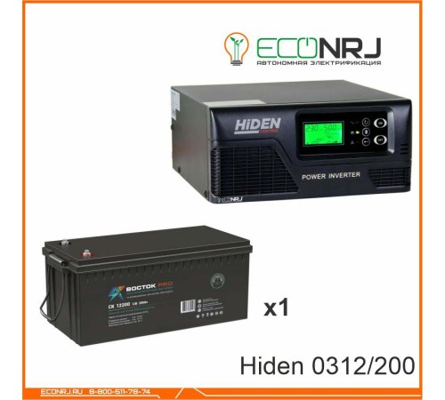 ИБП Hiden Control HPS20-0312 + Аккумуляторная батарея ВОСТОК PRO СК-12200