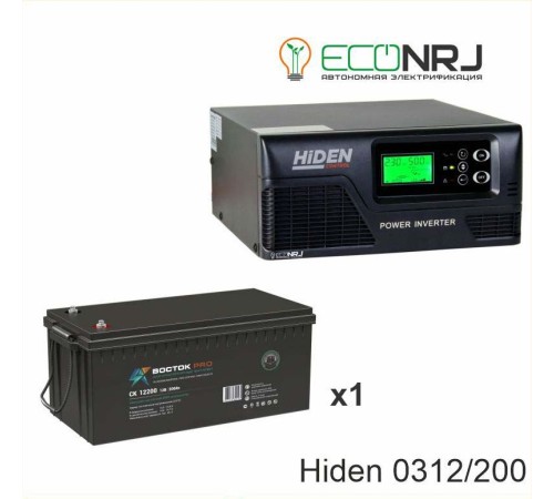 ИБП Hiden Control HPS20-0312 + Аккумуляторная батарея ВОСТОК PRO СК-12200