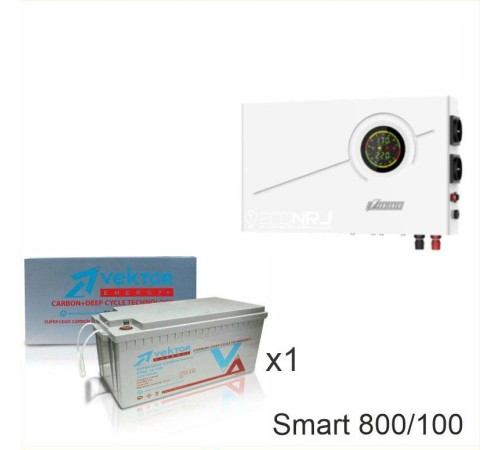 ИБП Powerman Smart 800 INV + Аккумуляторная батарея Vektor VPbC 12-100