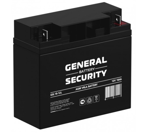 Аккумуляторная батарея General Security GSL18-12L