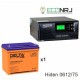 ИБП Hiden Control HPS20-0612 + Аккумуляторная батарея Delta DTM 1275 L