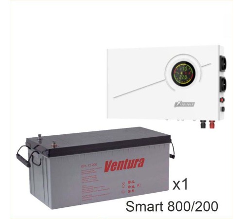 ИБП Powerman Smart 800 INV + Аккумуляторная батарея Ventura GPL 12-200