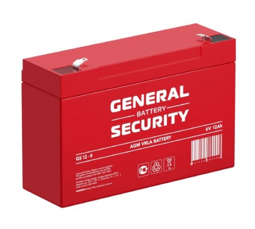 Аккумуляторная батарея General Security GS12-6