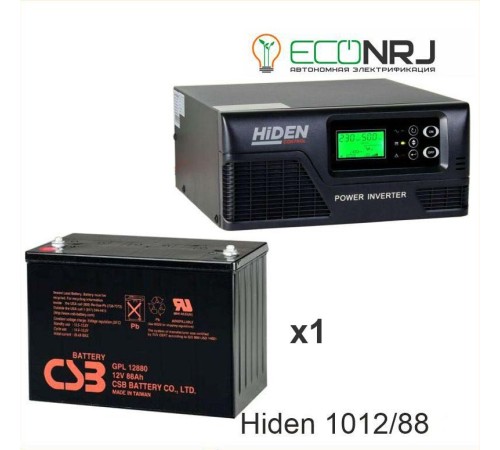 ИБП Hiden Control HPS20-1012 + Аккумуляторная батарея CSB GPL12880