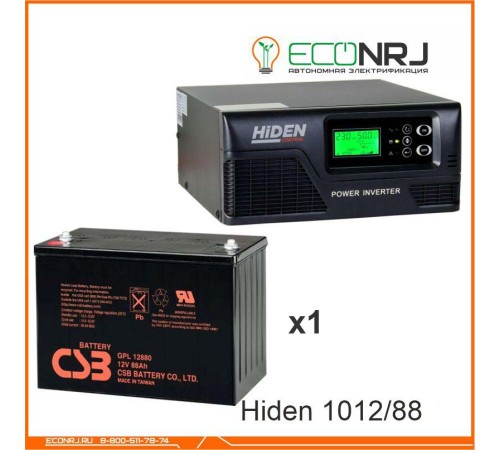 ИБП Hiden Control HPS20-1012 + Аккумуляторная батарея CSB GPL12880